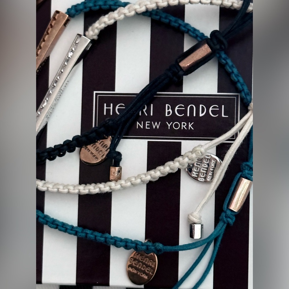 henri bendel set of 3 adjustable bracelets - Picture 3 of 4